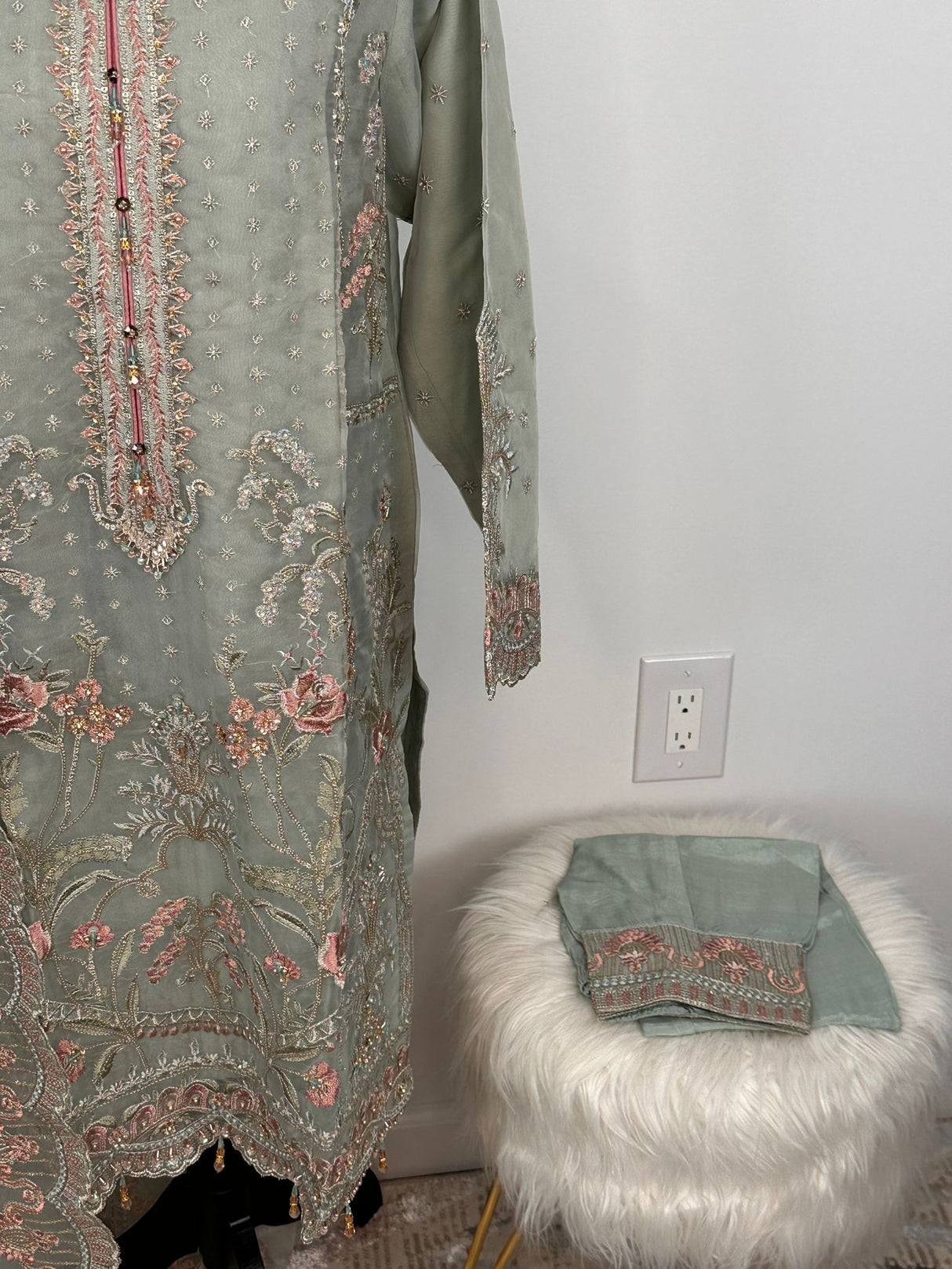 Organza Luxury Party wear Ready To Ship