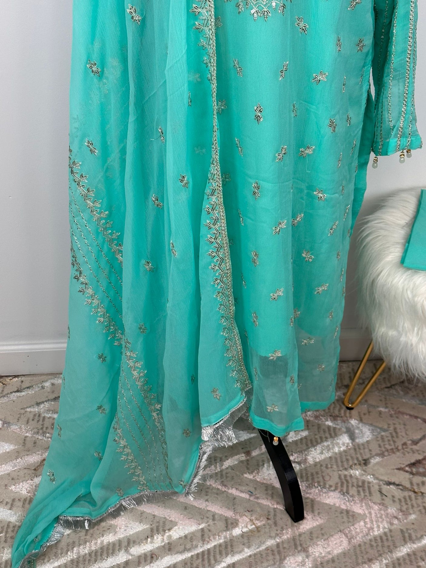 Pakistani Embroidered Party wear Ready To Ship