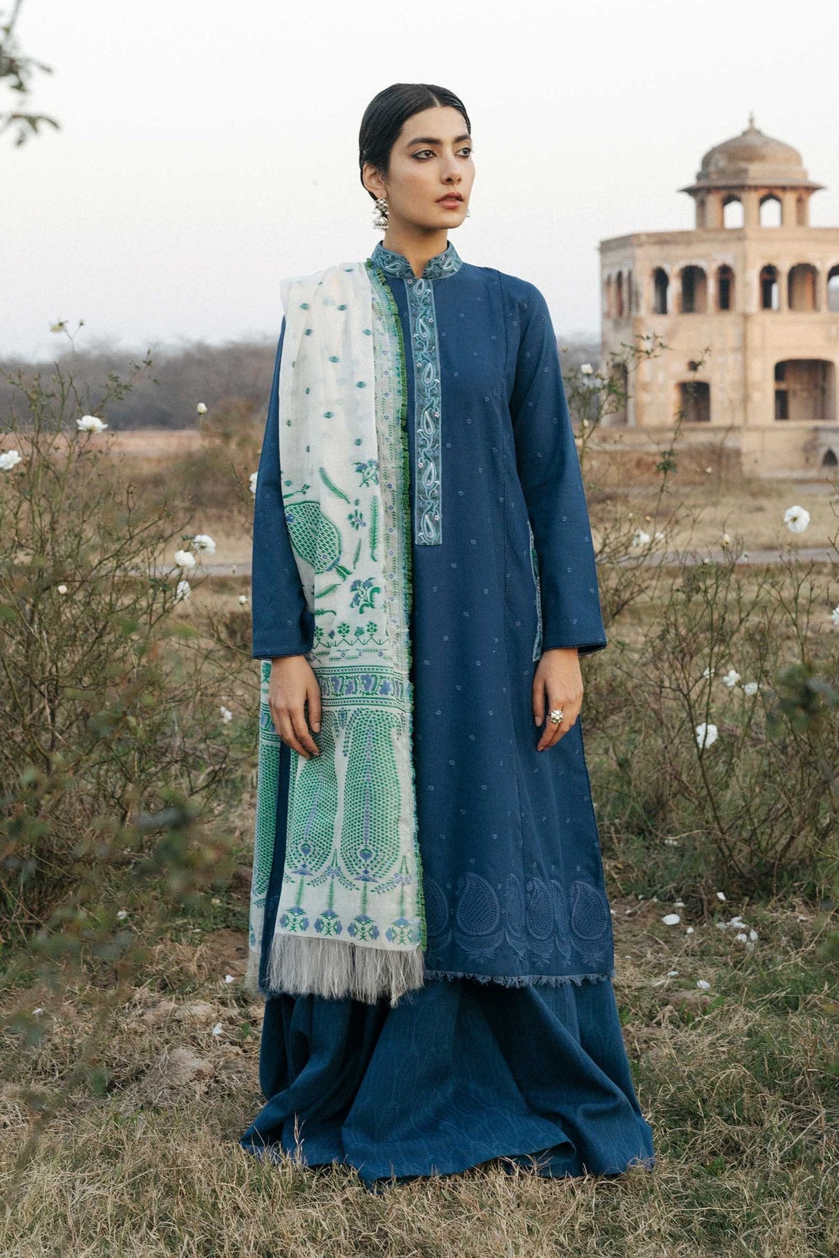 Zara Shahjahan Luxury Lawn 100% Original