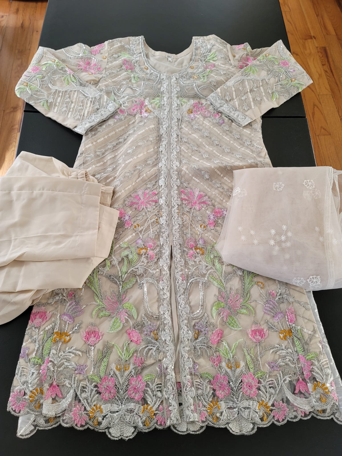 Pakistani Stitched Embroidery Party Wear Dresses Ready To Ship