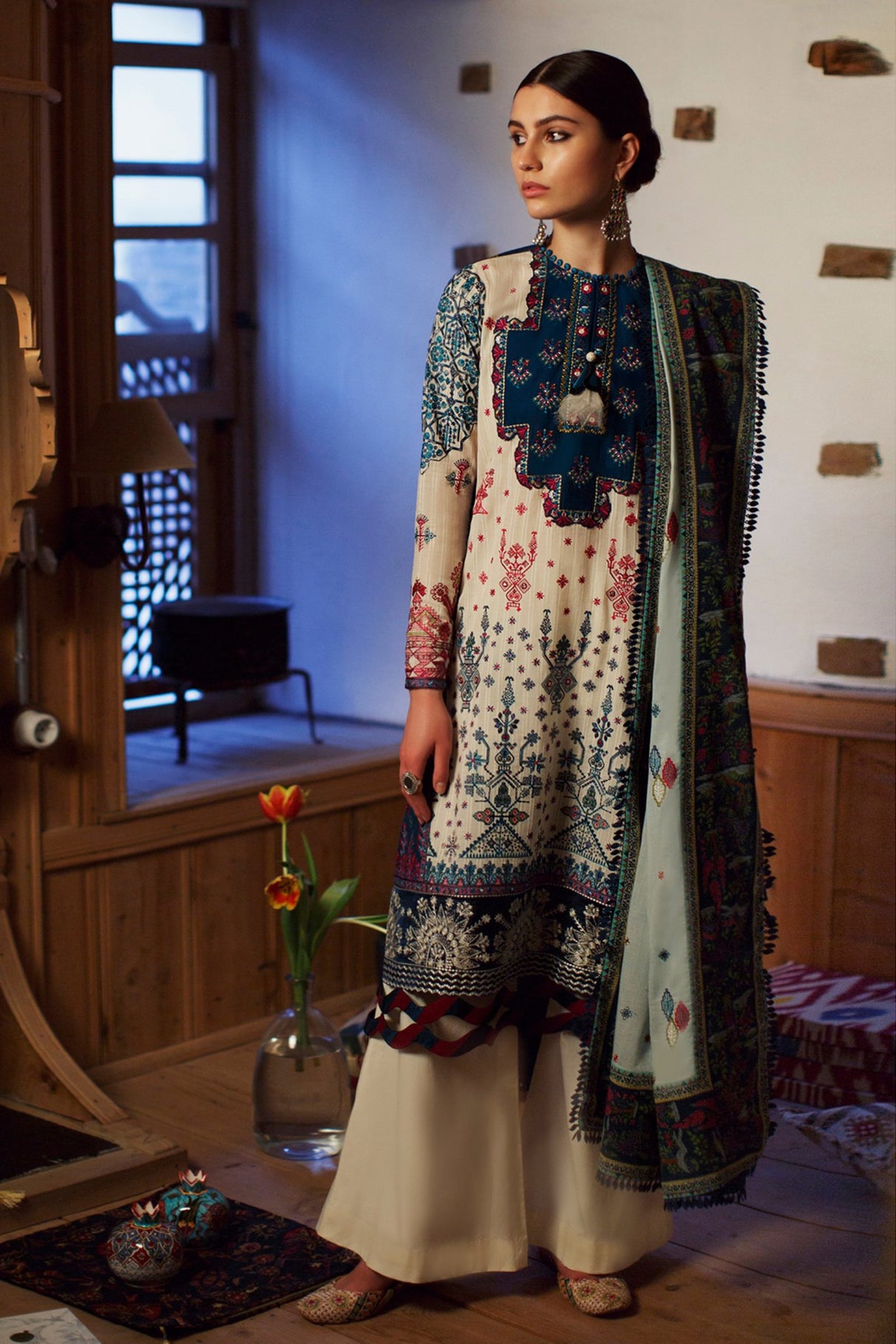 ELAN Embroidered Lawn Collection 100% Original