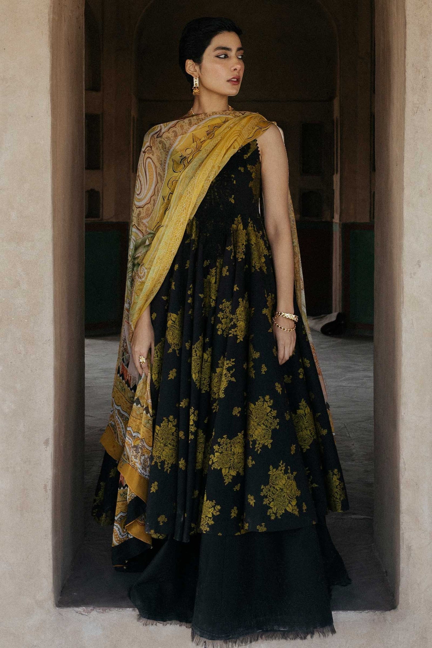 Zara Shahjahan Luxury Lawn 100% Original