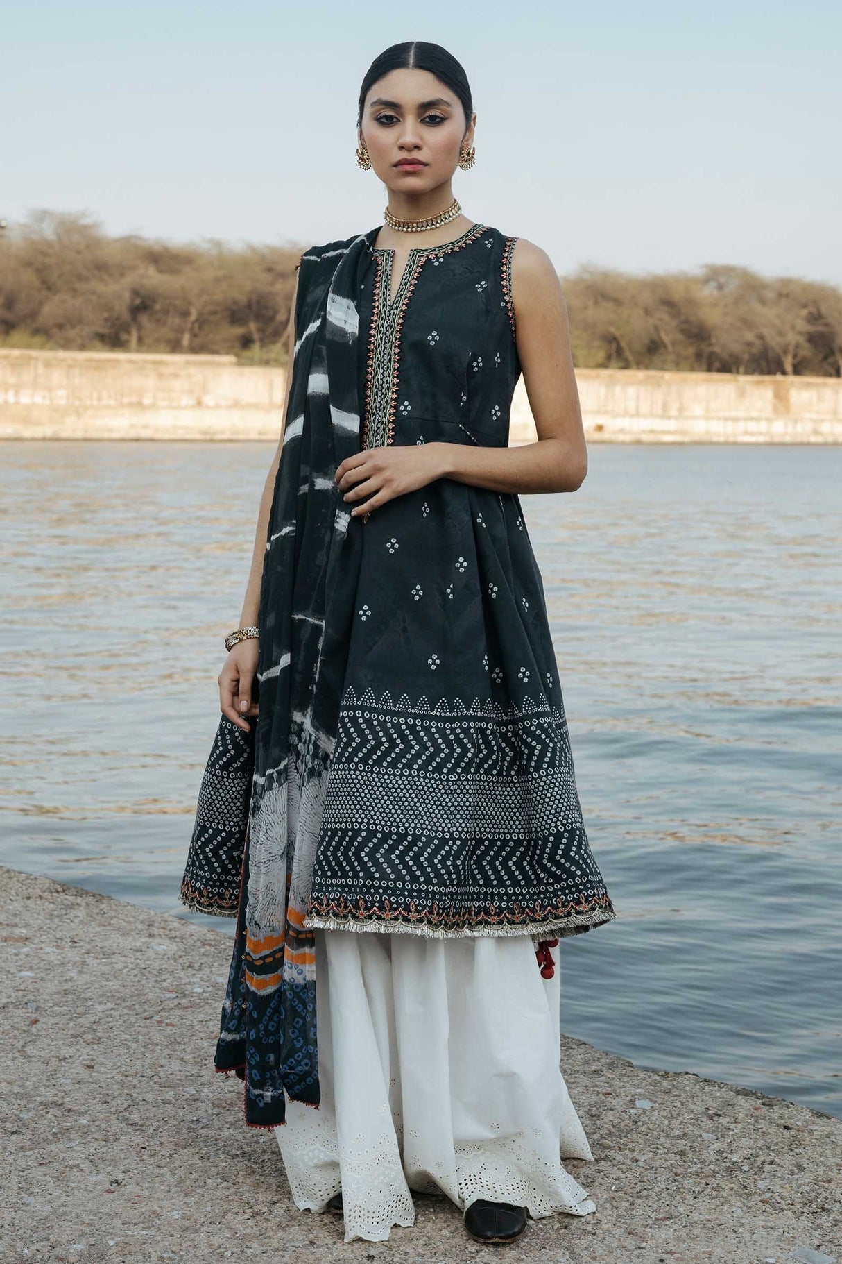 Zara Shahjahan Luxury Lawn 100% Original