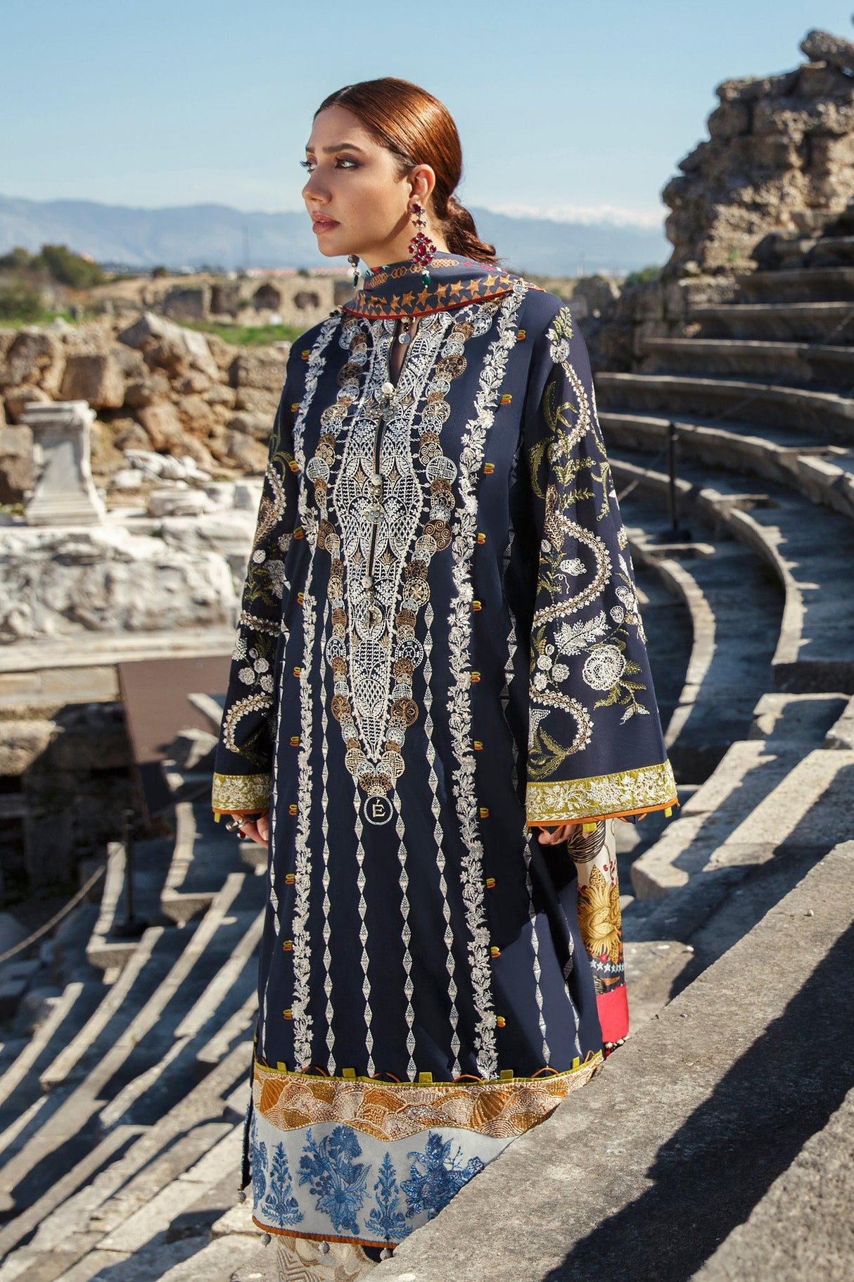 ELAN Embroidered Lawn Collection 100% Original