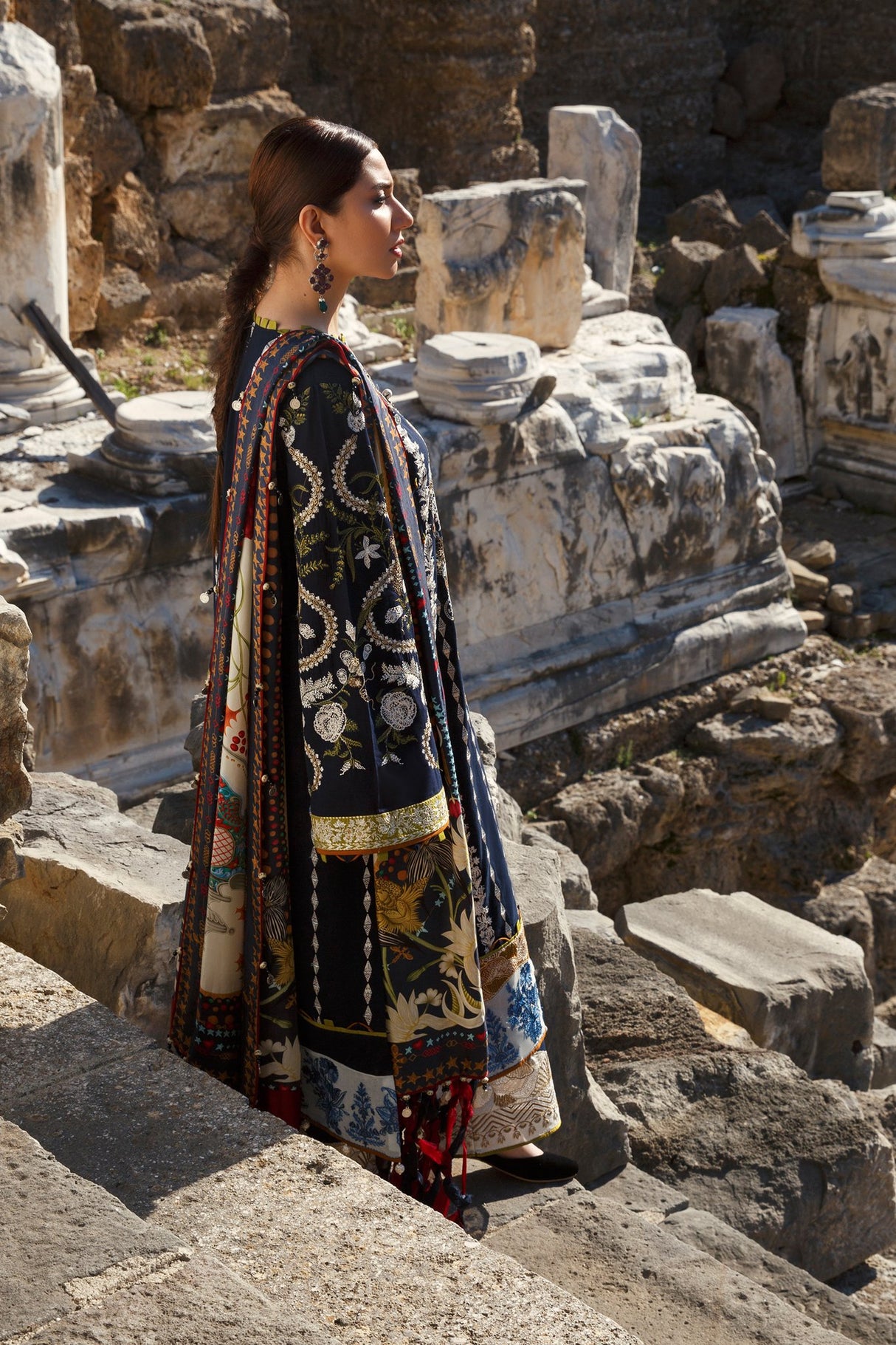 ELAN Embroidered Lawn Collection 100% Original