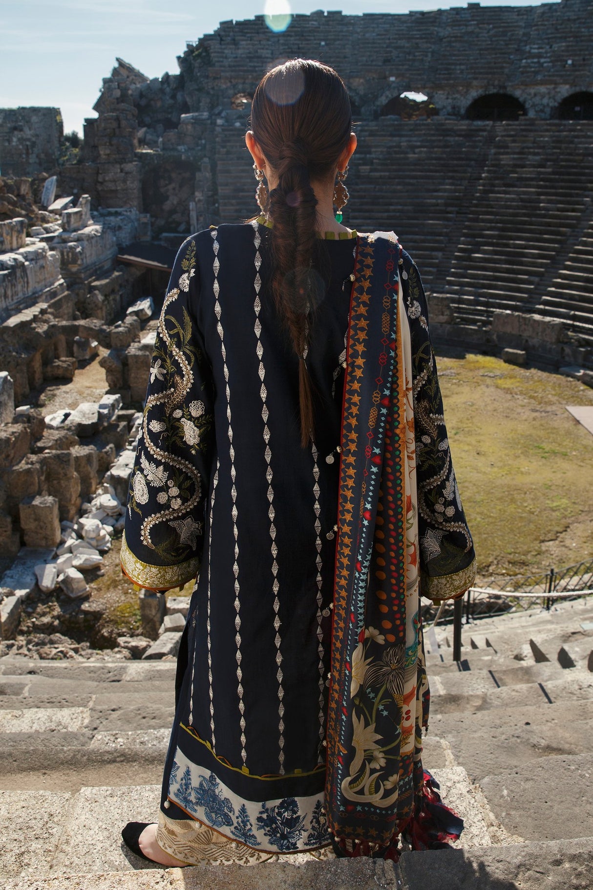 ELAN Embroidered Lawn Collection 100% Original