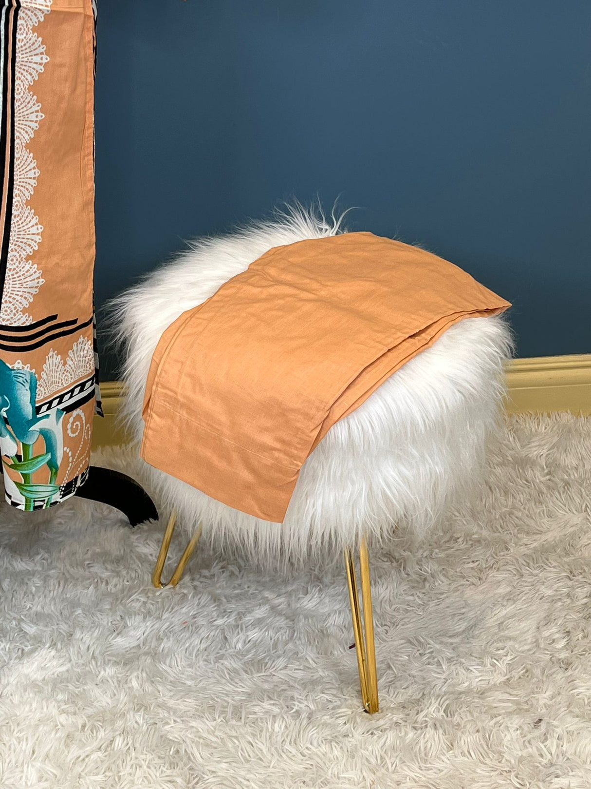 Indian Cotton Stitched Embroidery Suit Ready To Ship