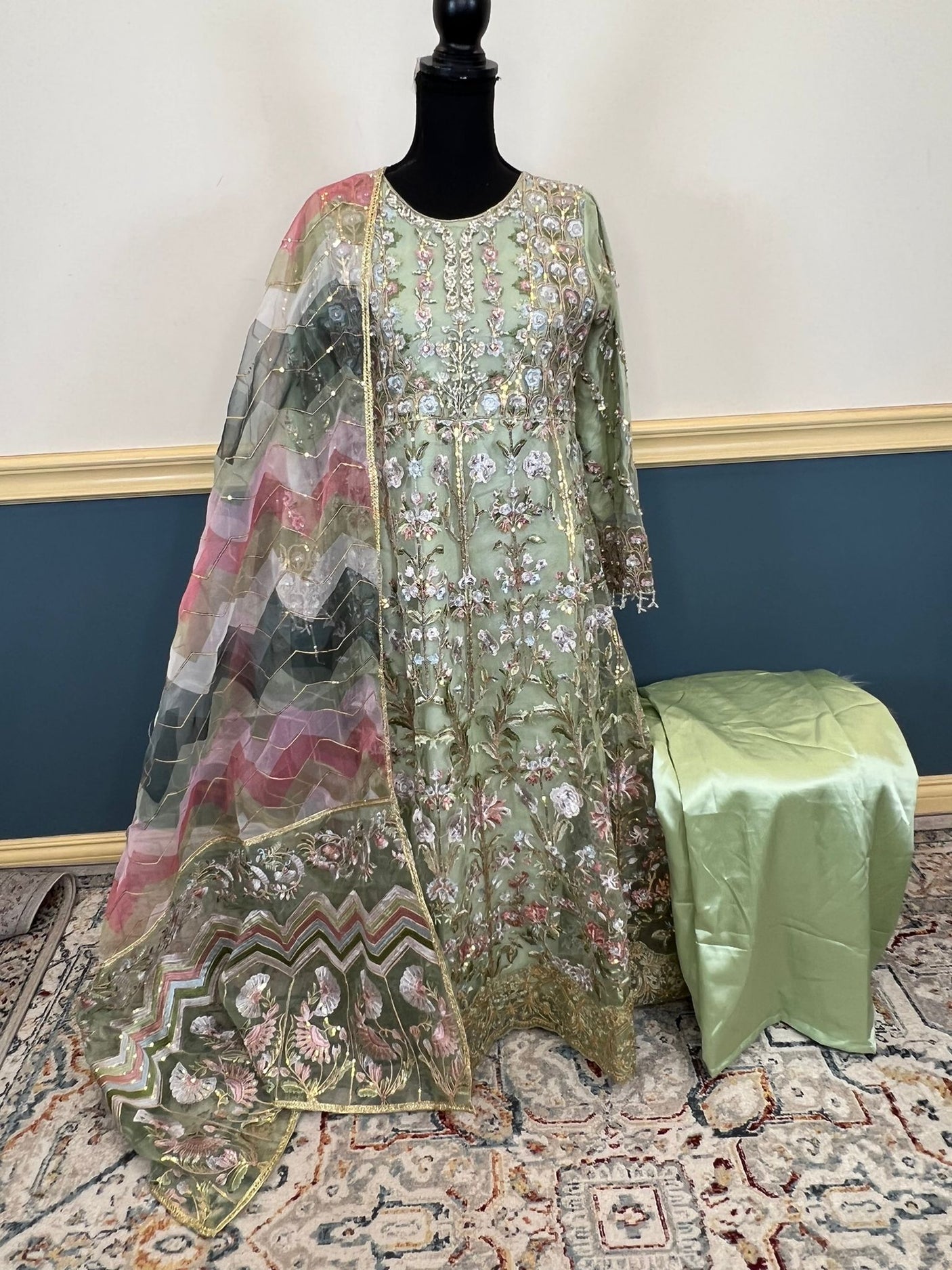 Pakistani Embroidered Party wear Ready To Ship