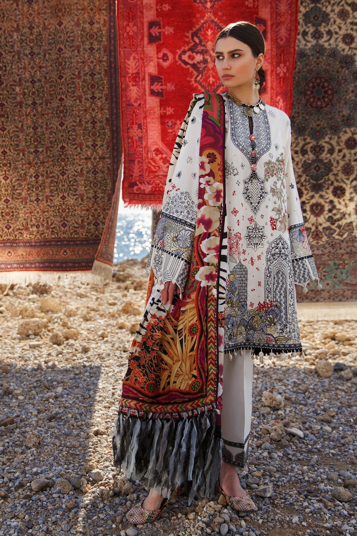 Elan Embroidered Lawn Collection 100% Original