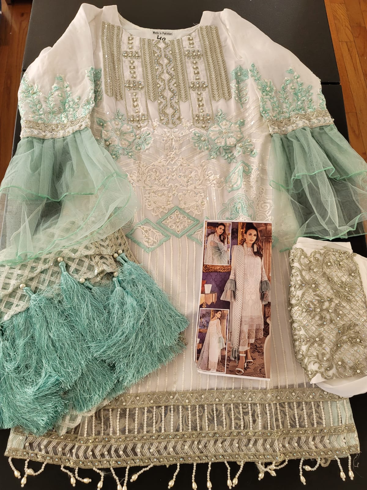 Pakistani Stitched Embroidery Party Wear Dresses Ready To Ship