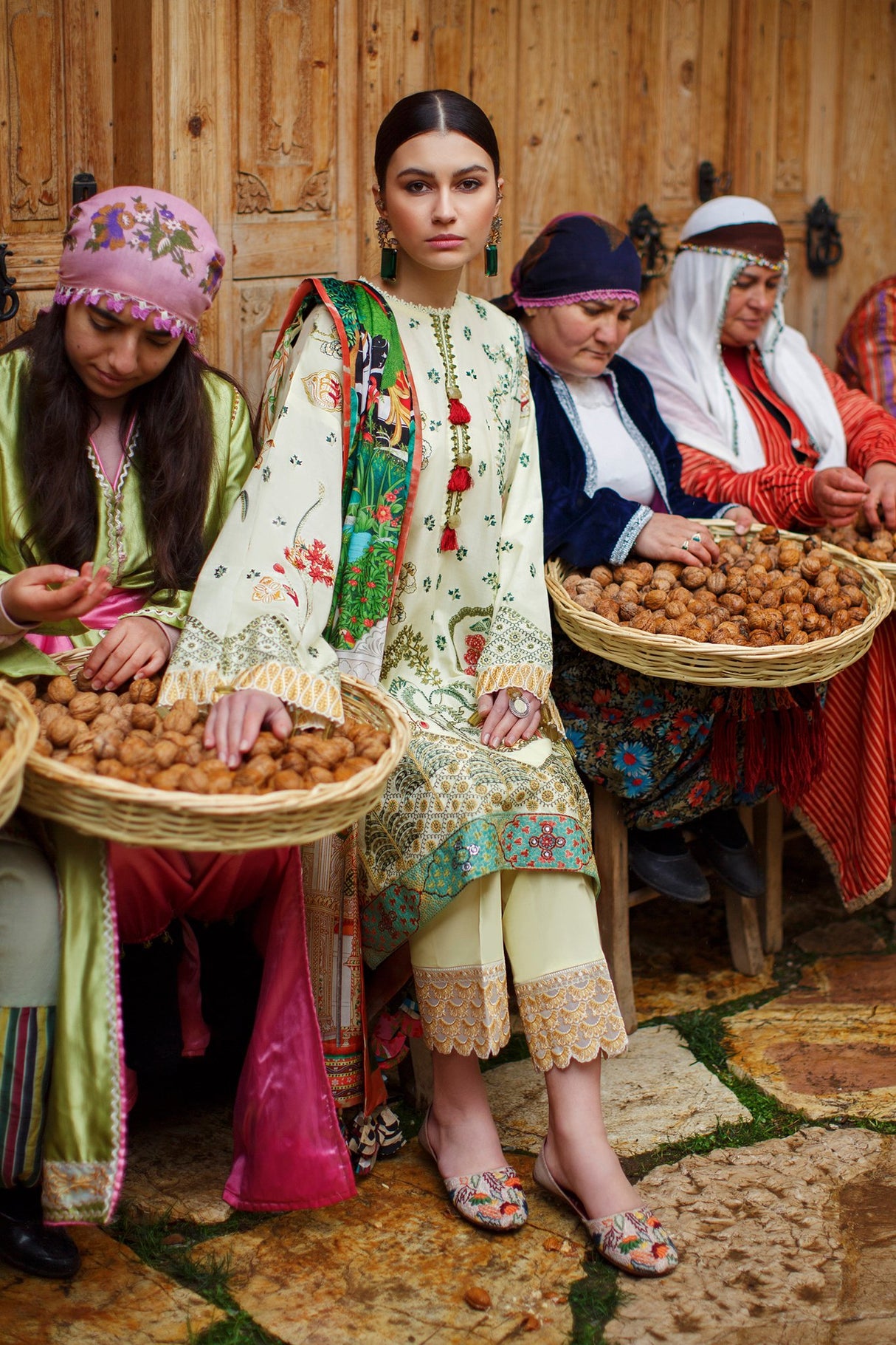 ELAN Embroidered Lawn Collection 100% Original