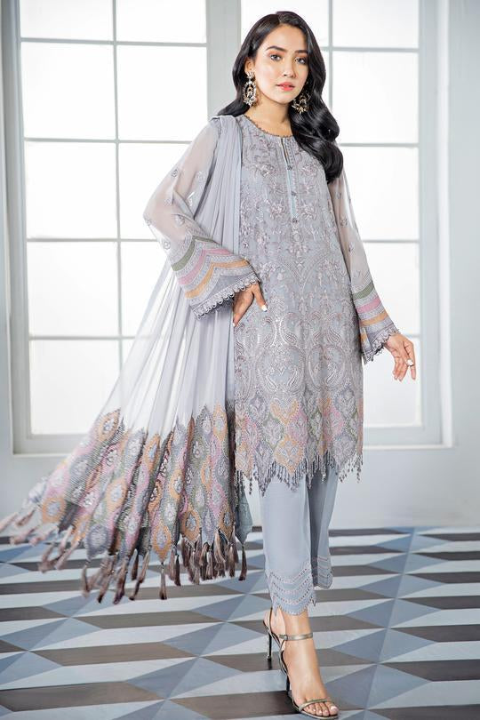 Alizeh Embroidered Chiffon Collection 2021-100% Original Guaranteed