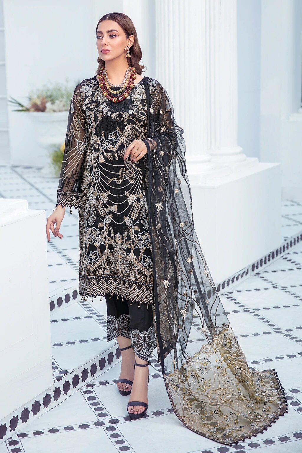 Ramsha Luxury Chiffon Embroidered Collection -100% Original Guaranteed