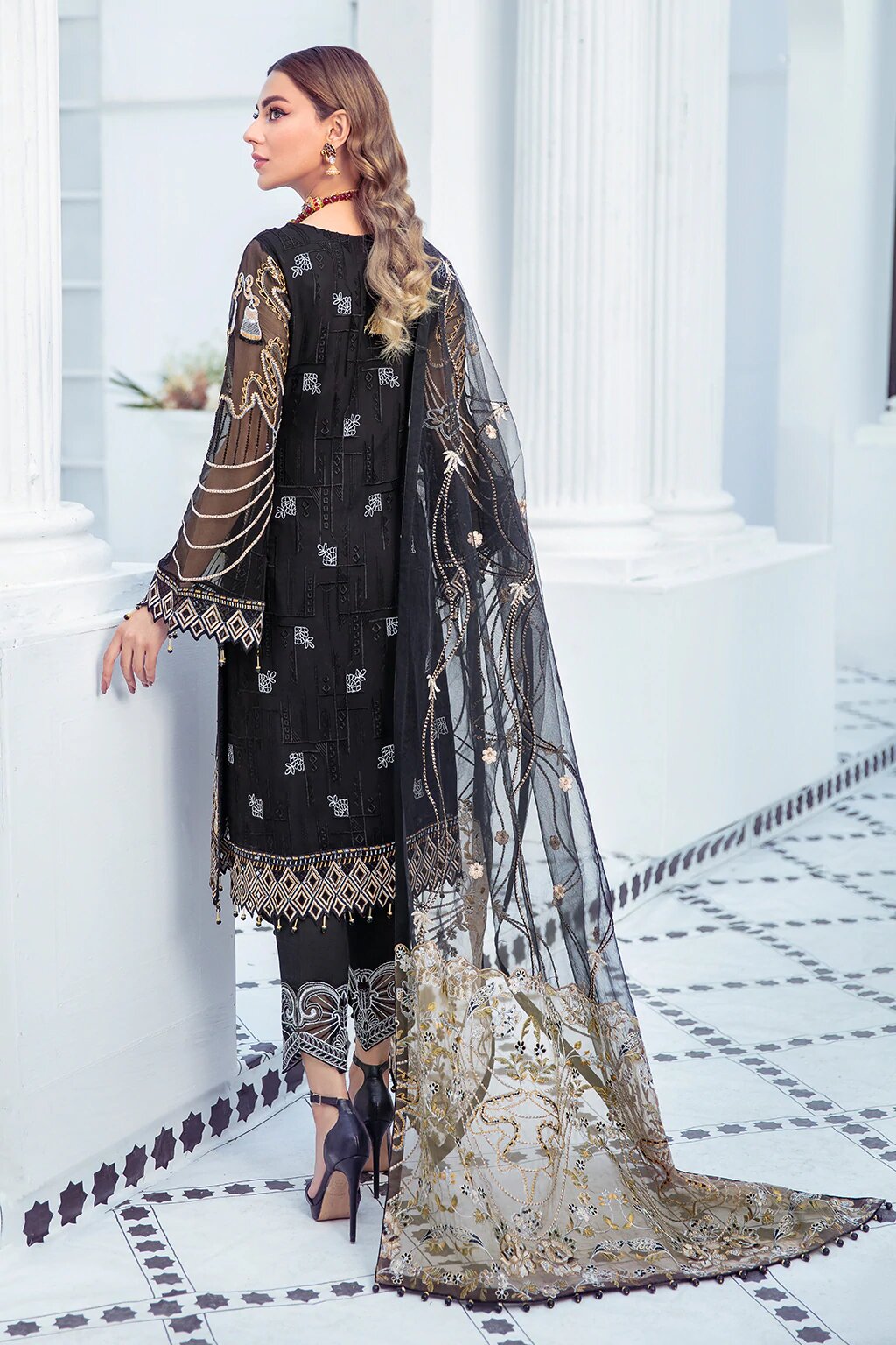 Ramsha Luxury Chiffon Embroidered Collection -100% Original Guaranteed