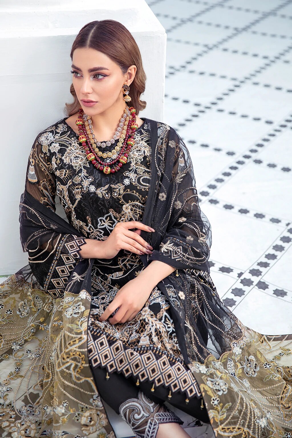 Ramsha Luxury Chiffon Embroidered Collection -100% Original Guaranteed