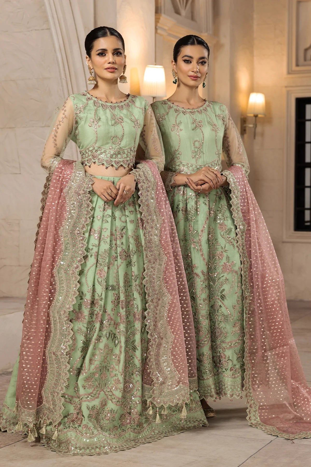 Alizeh Embroidered Net Collection 100% Original Ready To Ship