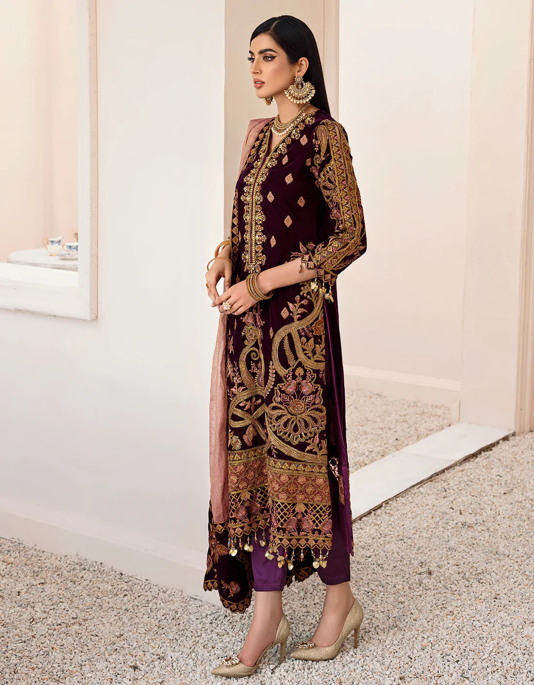 Emaan Adeel Makhmal Premium Velvet 100% Original