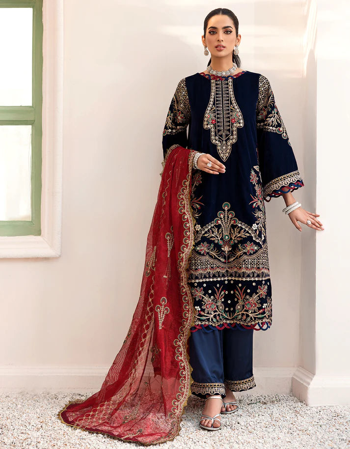Emaan Adeel Makhmal Premium Velvet 100% Original