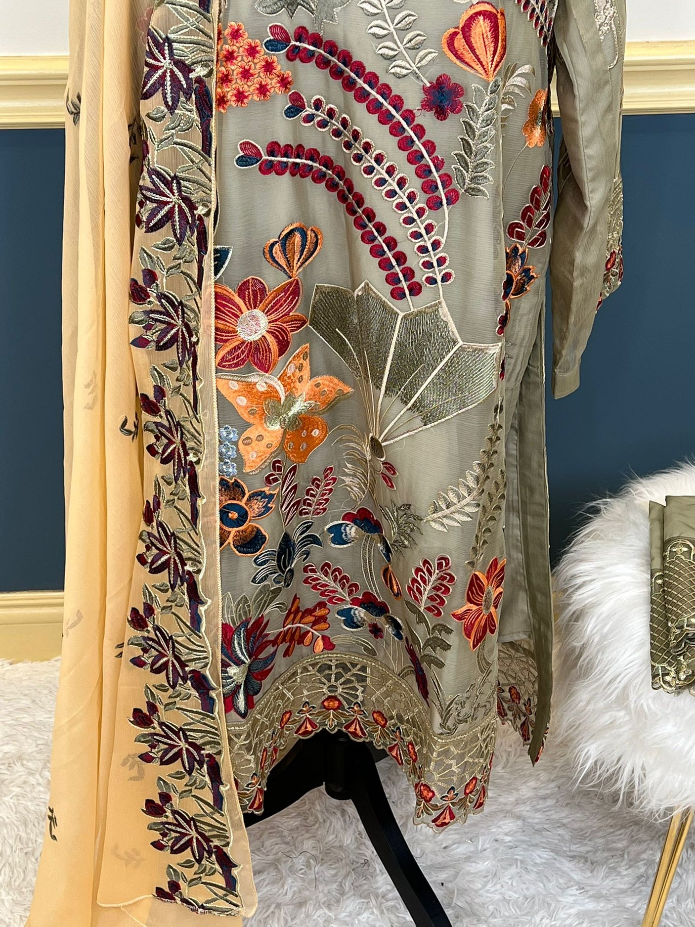 Pakistani Embroidered Party wear Ready To Ship