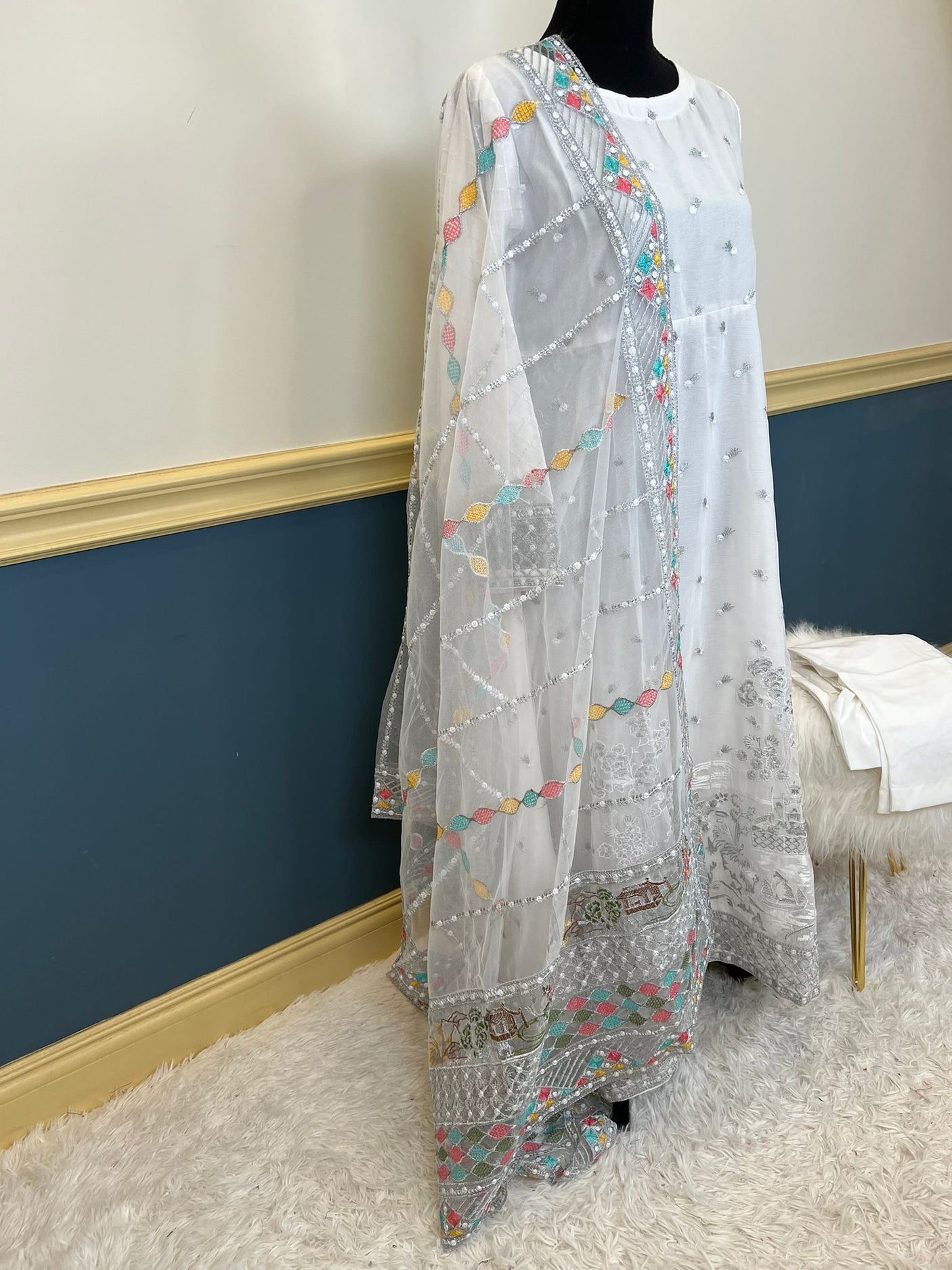 Pakistani Embroidered Party wear Ready To Ship