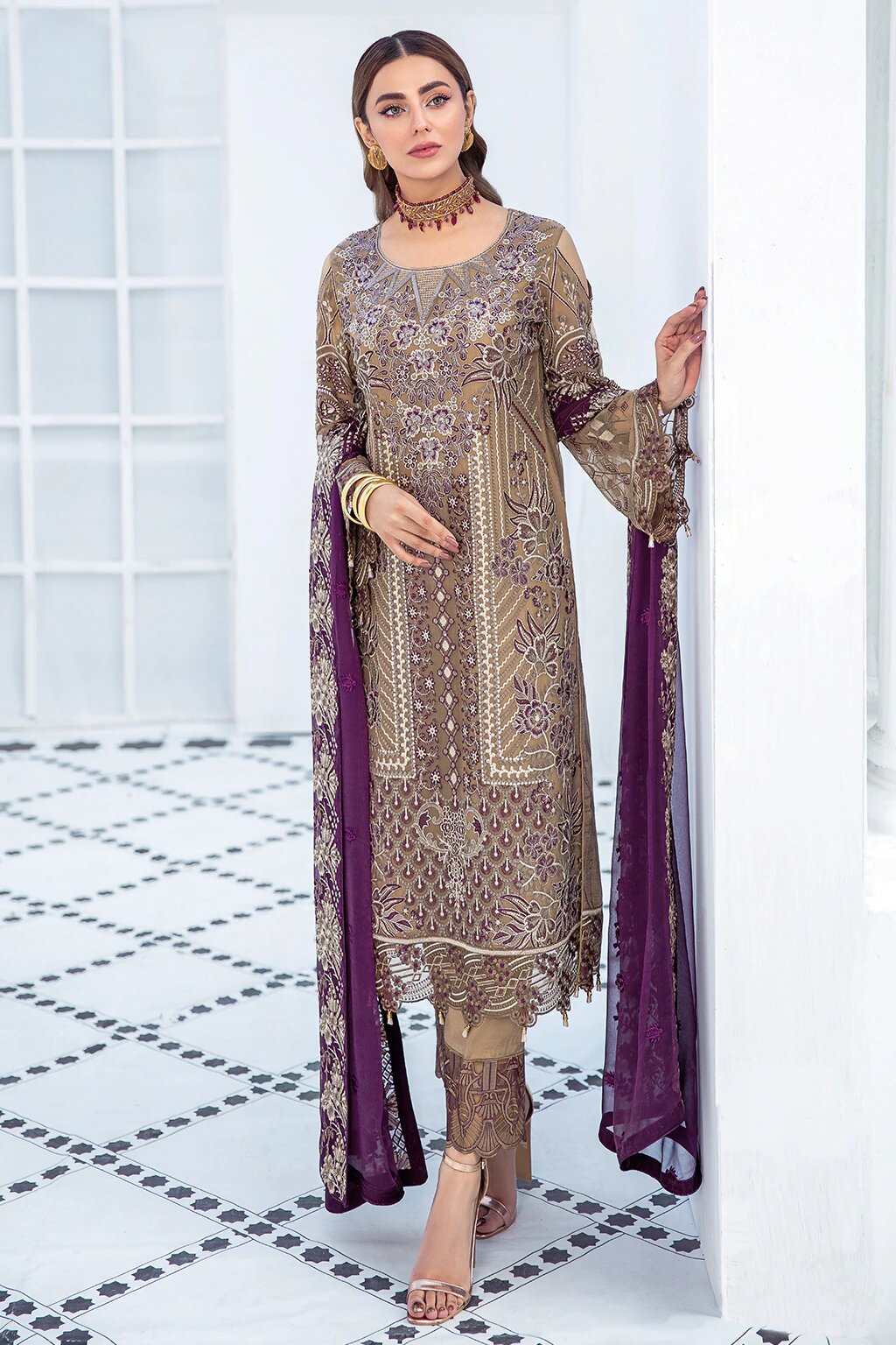 Ramsha Luxury Chiffon Embroidered Collection -100% Original Guaranteed