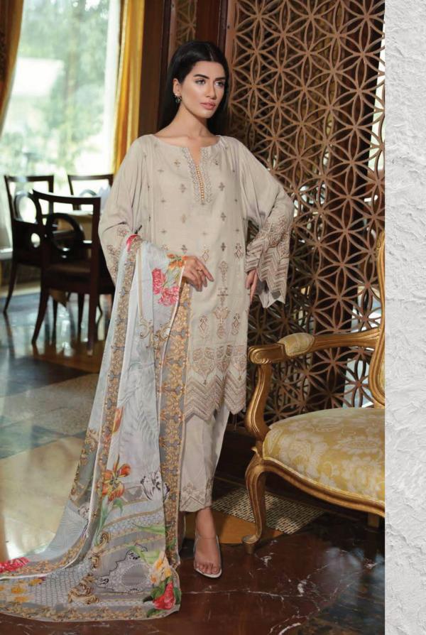 Johra Ajmi Embroidered Lawn Collection-100% Original Guaranteed
