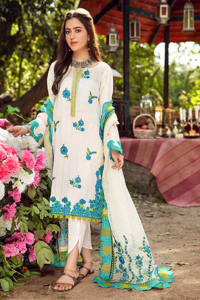 Baad e Naseem by Charizma Embroidered Luxury Lawn Collection 2021 -100% Original Guaranteed