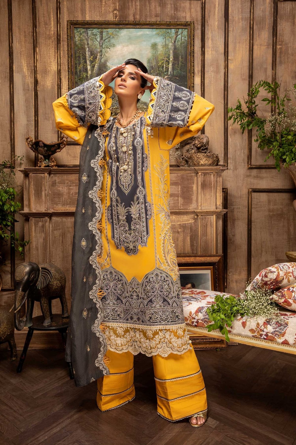 Majestic Premium Festivel Lawn Collection by Adan’s Libas 100% Original