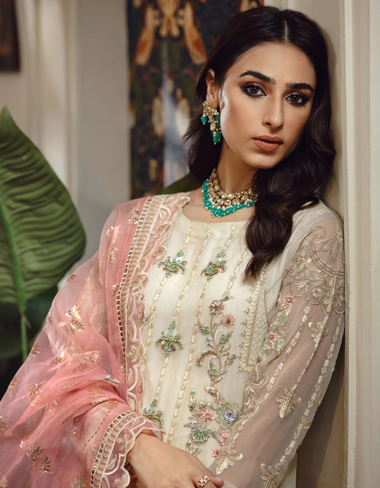 Belle Robe by Emaan Adeel Luxury Chiffon Embroidered Collection 2021 100% Original Guaranteed