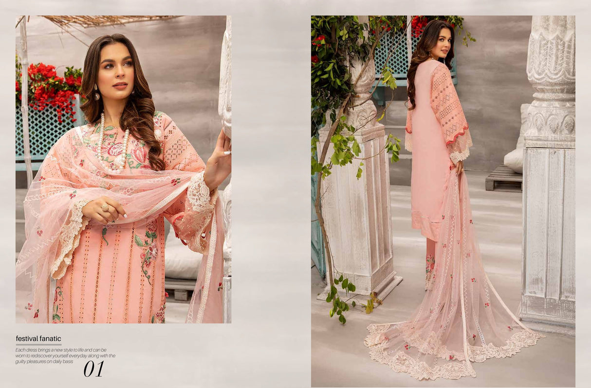Jazmine by Adan Libas Embroidered Luxury Lawn Collection 2021 -100% Original Guaranteed