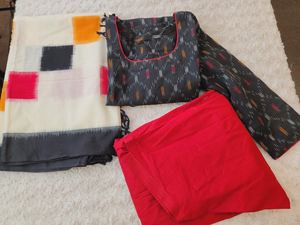 Handloom Ikkat Salwer Kamiz