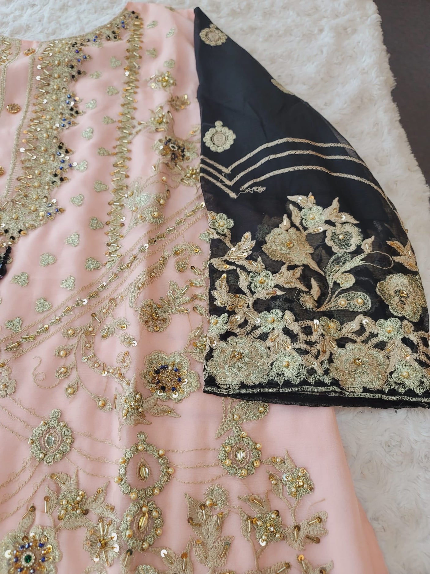 Pakistani Stitched Embroidery Party Wear Dresses Ready To Ship