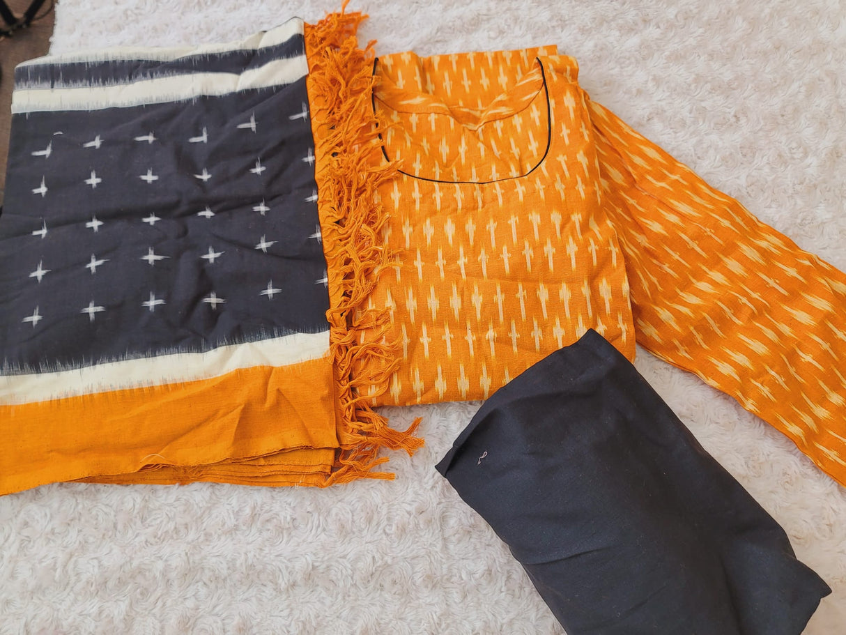 Handloom Ikkat Salwer Kamiz