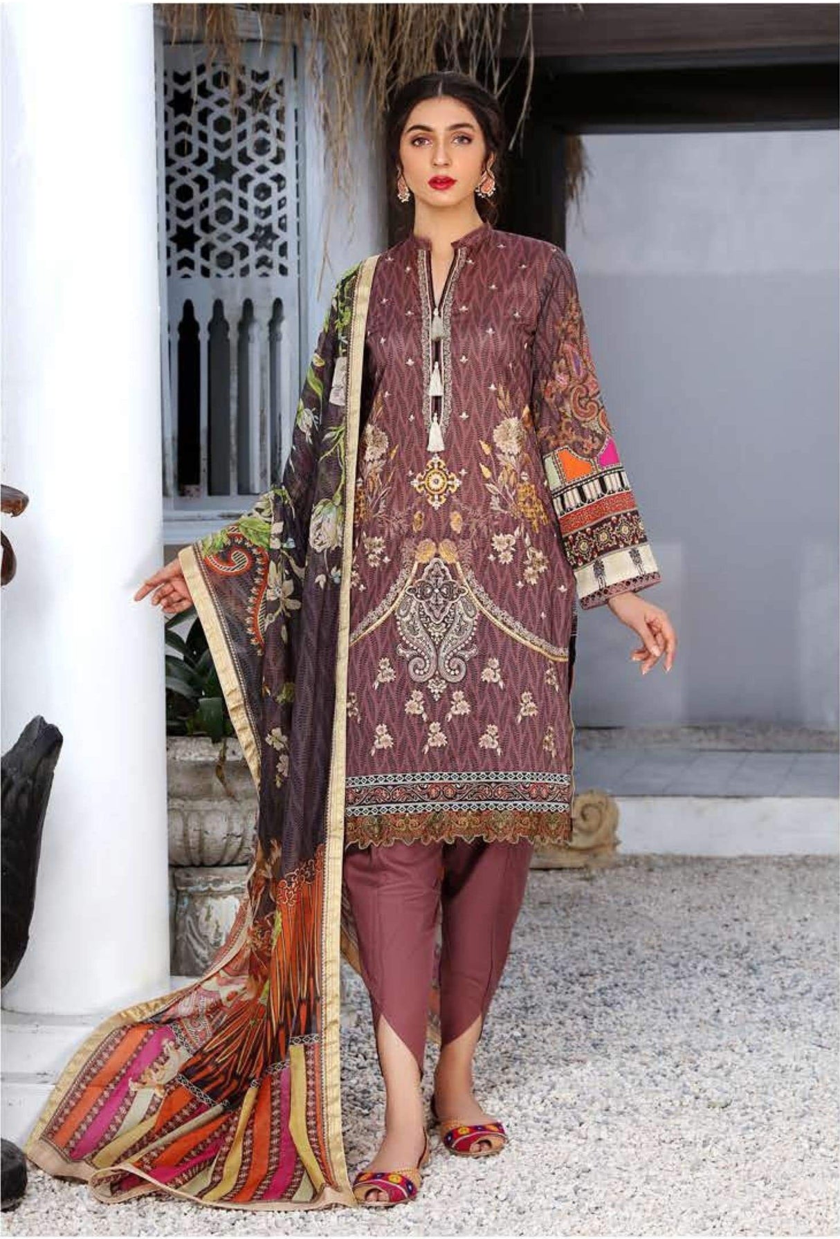 Mahajal Embroidered Lawn Collection 2021 -100% Original Guaranteed
