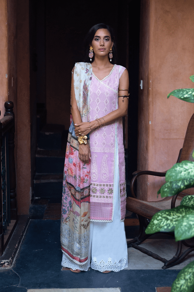 Qalamkar Luxury Lawn 100% Original