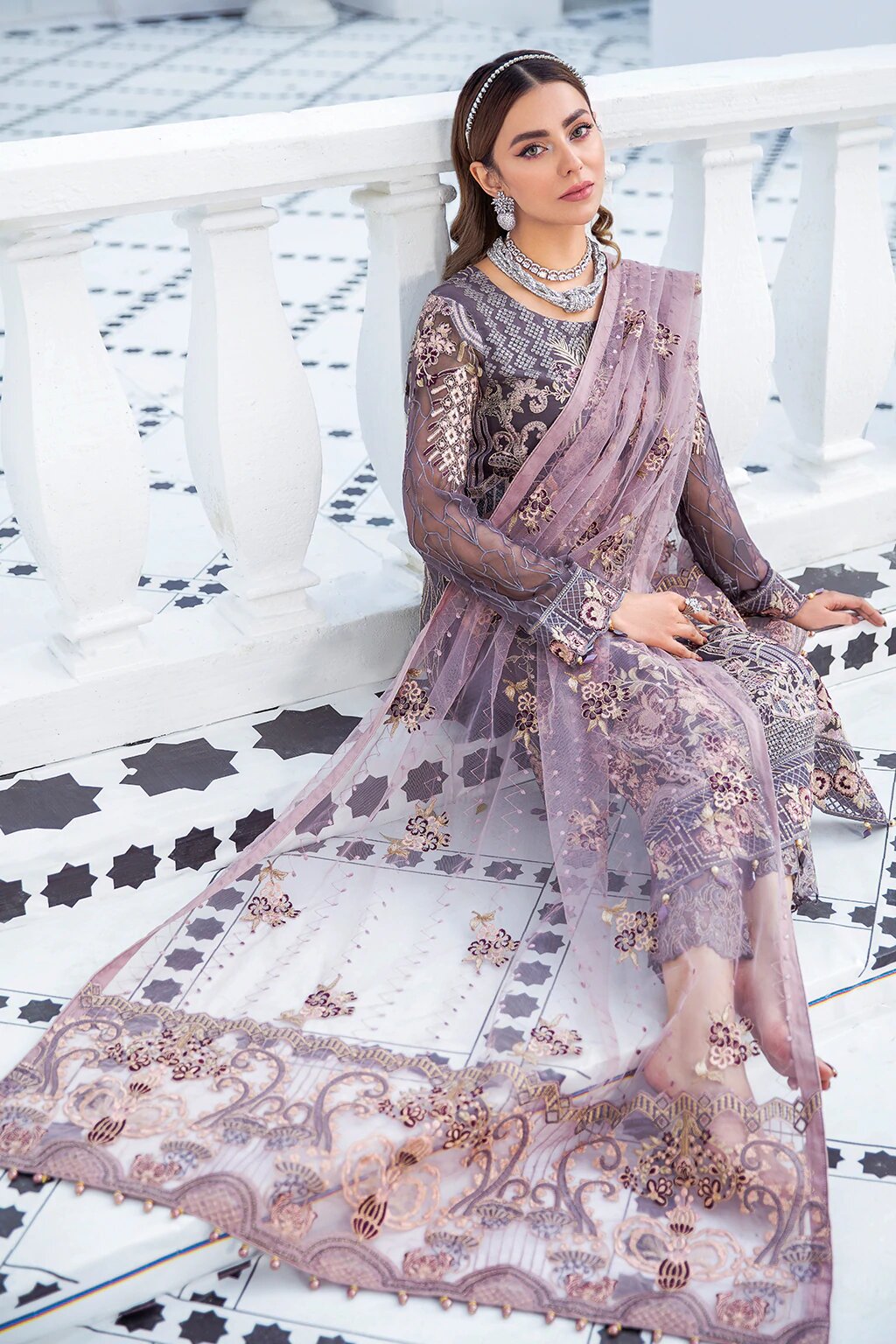 Ramsha Luxury Chiffon Embroidered Collection -100% Original Guaranteed