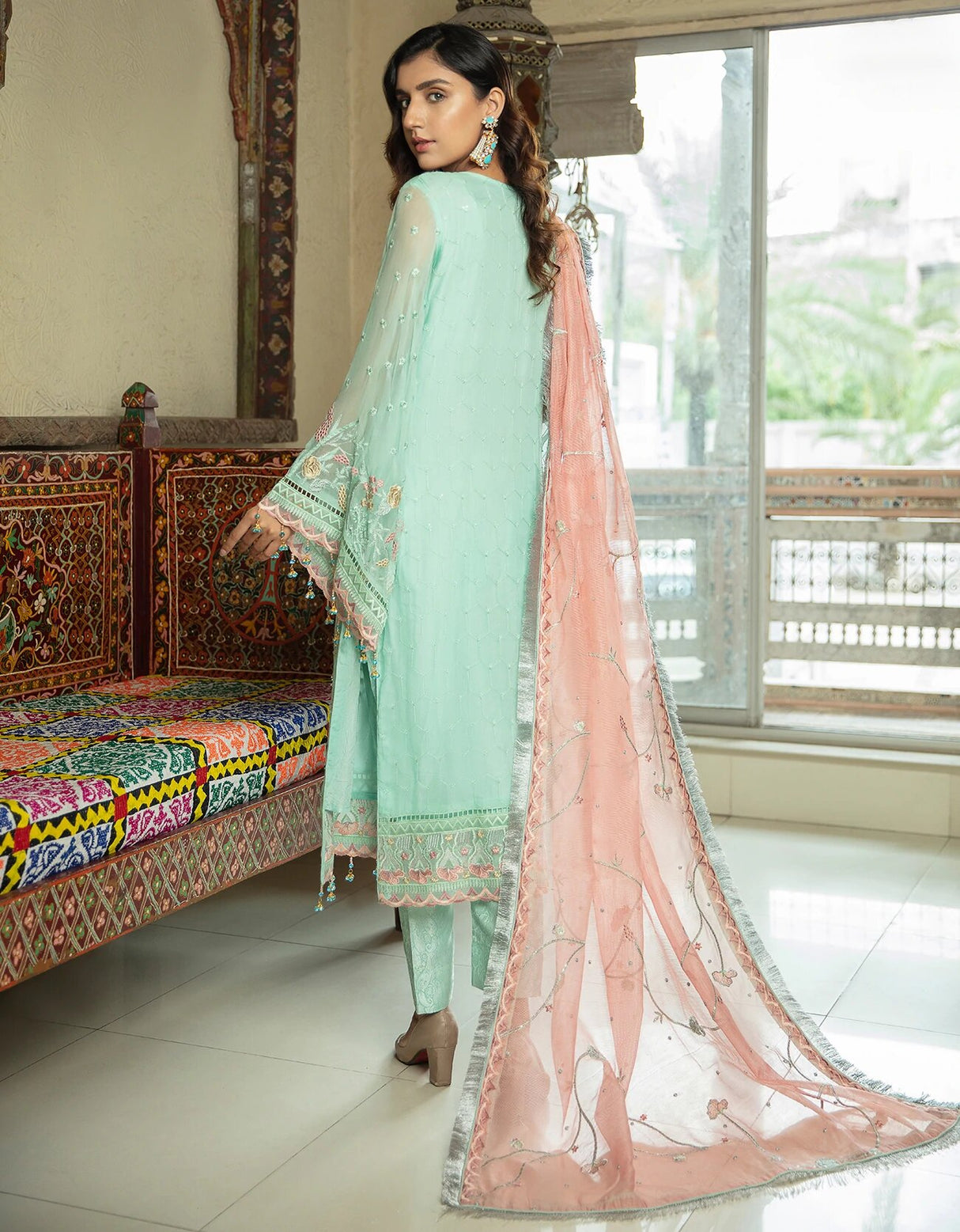 Le Festa by Emaan Adeel Chiffon Collection -100% Original Guaranteed
