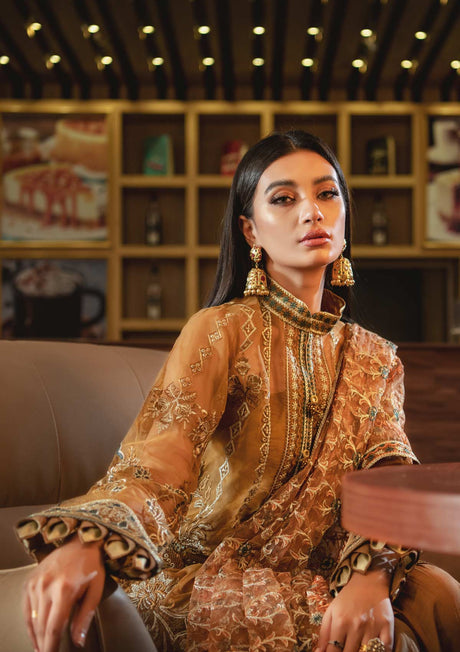 AIK Embroidered Chiffon Collection-100% Original Guaranteed