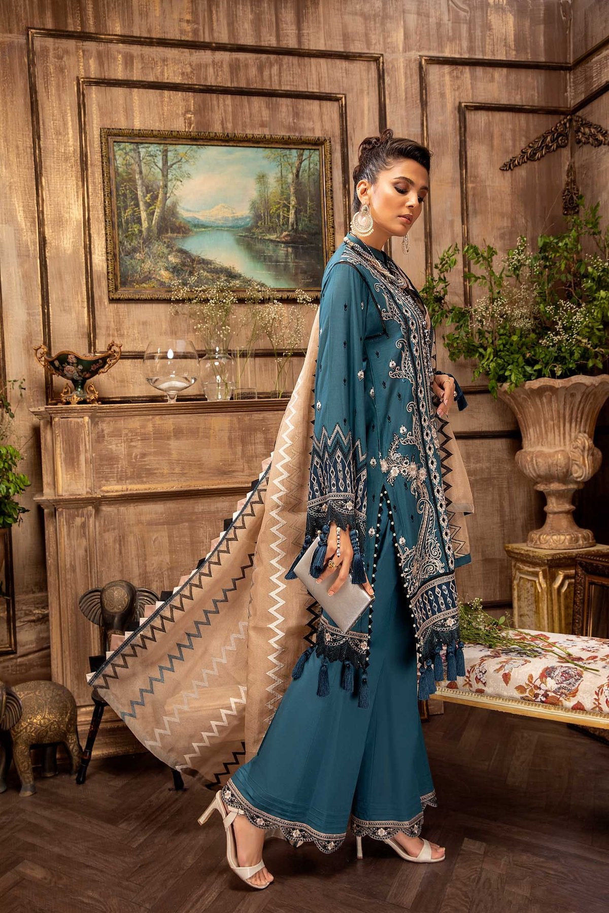 Majestic Premium Festivel Lawn Collection by Adan’s Libas 100% Original