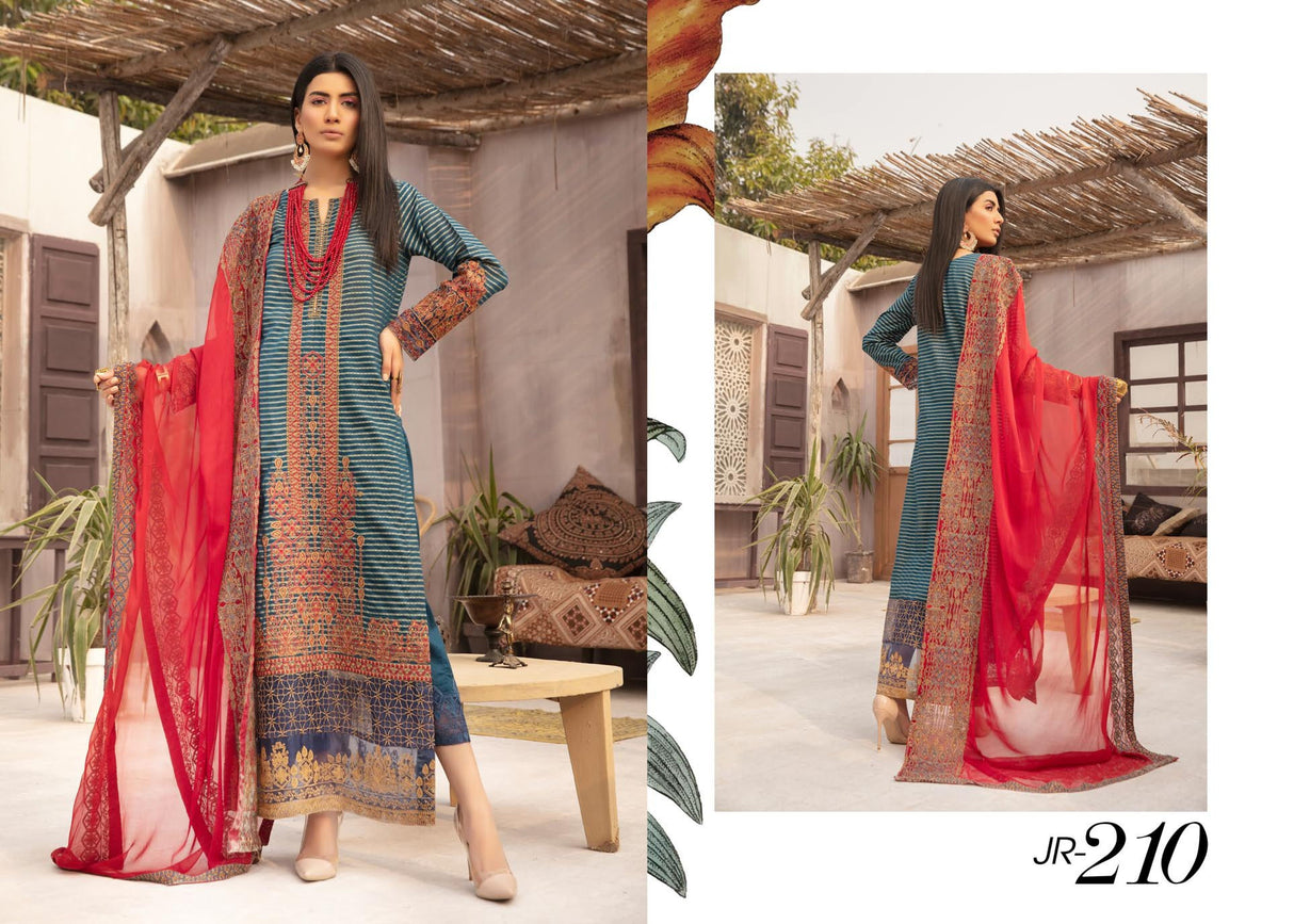 NAMAEESH by Johra Embroidered Lawn Collection 2021 -100% Original Guaranteed