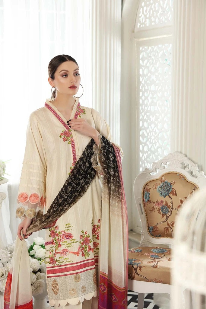 Charizma Reem Embroidered Lawn Collection-100% Original Guaranteed