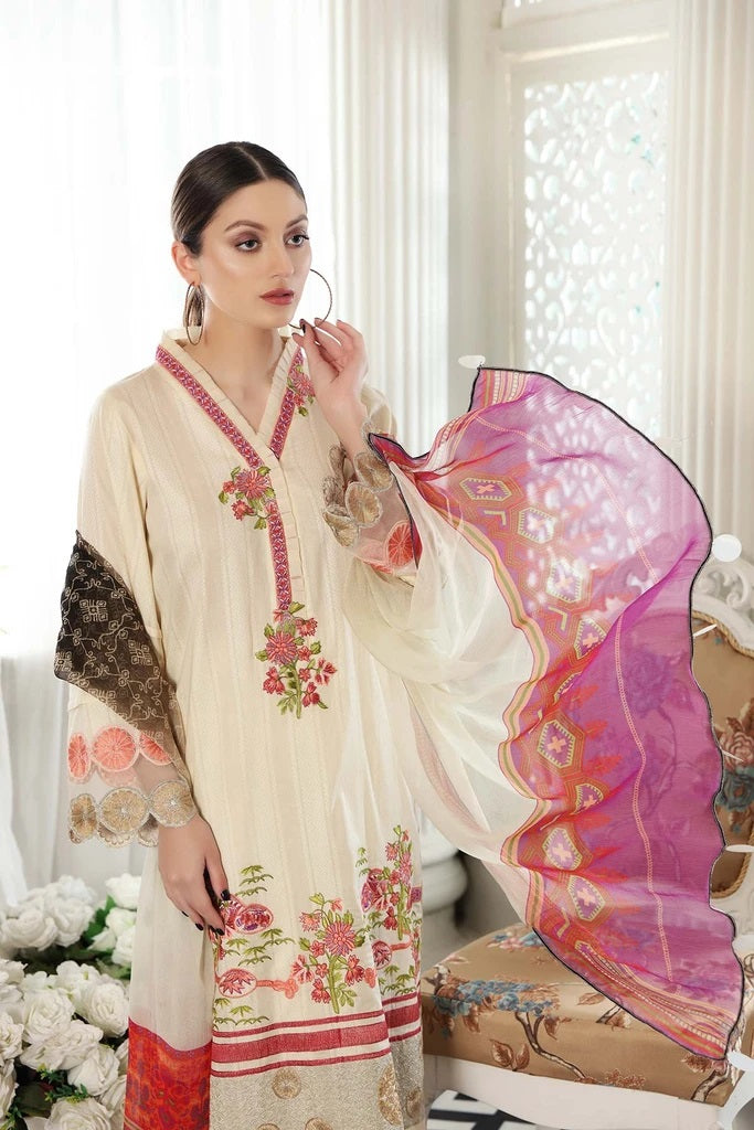 Charizma Reem Embroidered Lawn Collection-100% Original Guaranteed