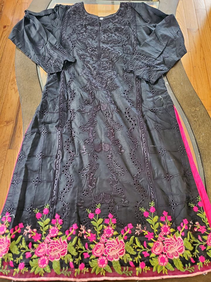 Pakistani Stitched Embroidery Lawn Suit Ready To Ship