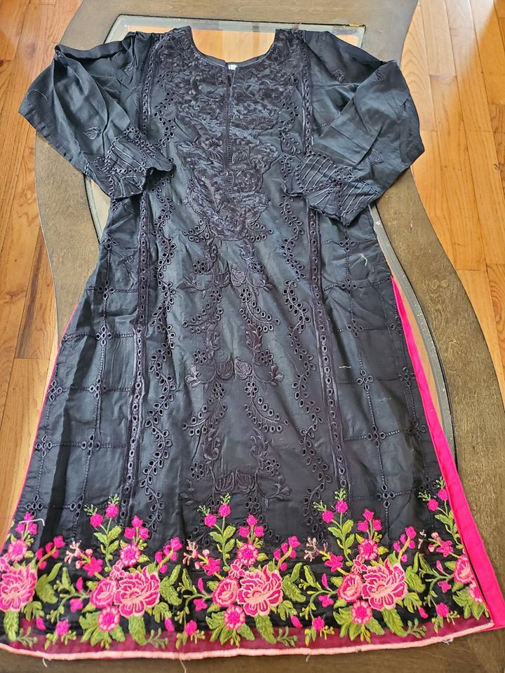 Pakistani Stitched Embroidery Lawn Suit Ready To Ship