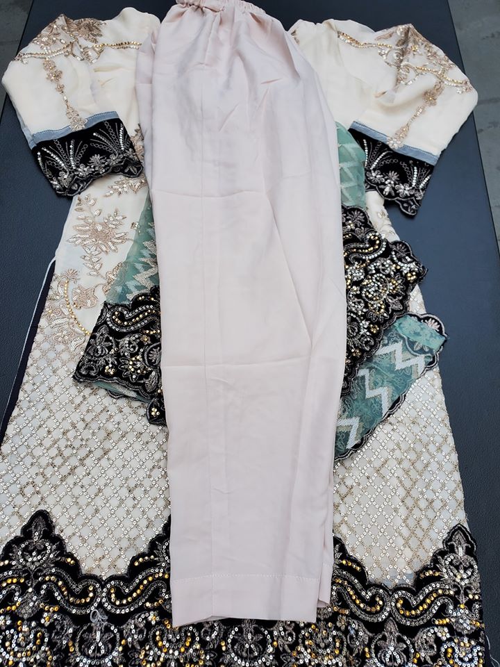 Pakistani Stitched Embroidery Party Wear Dresses Ready To Ship