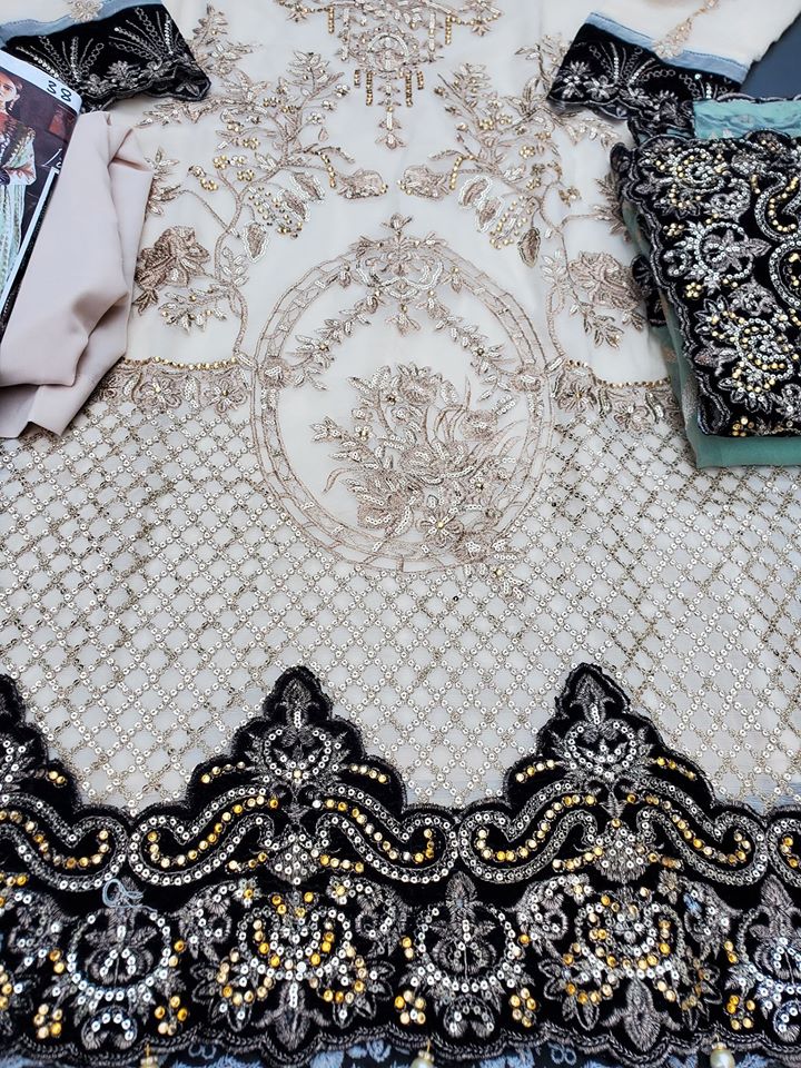 Pakistani Stitched Embroidery Party Wear Dresses Ready To Ship