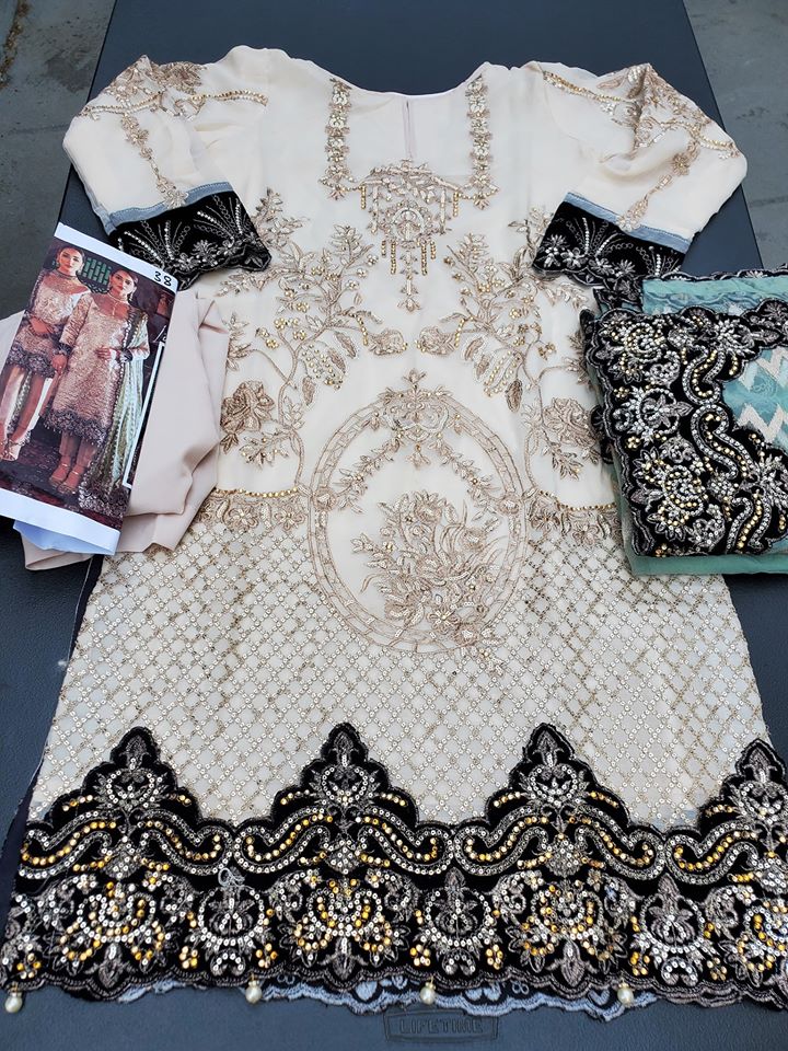 Pakistani Stitched Embroidery Party Wear Dresses Ready To Ship