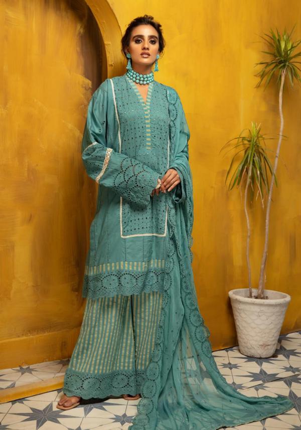 ANIYAH by Johra Embroidered Lawn Collection 2021 -100% Original Guaranteed