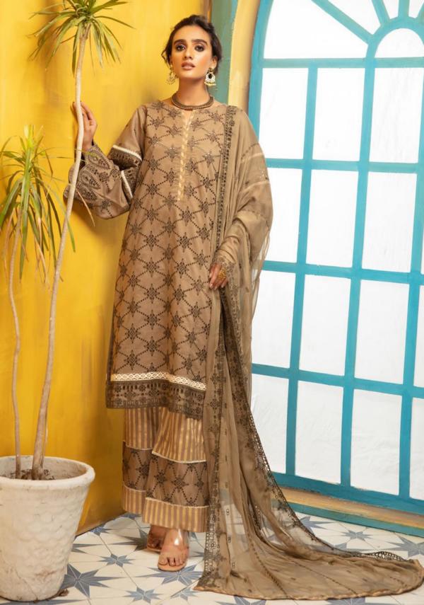 ANIYAH by Johra Embroidered Lawn Collection 2021 -100% Original Guaranteed