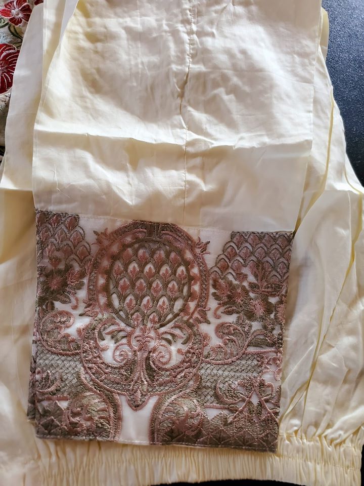 Pakistani Stitched Embroidery Lawn Suit Ready To Ship